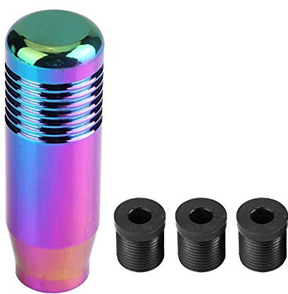 Schalthebel Aluminiumlegierung 8,5 cm Manuell Schwarz | Schaltknauf Griff, Ergonomischer Handkomfort, Korrosionsbeständiges Metall, Stilvolles Luxus-Design