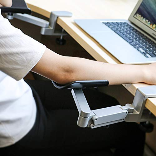 TYXTYX Repose Bras/Support d'avant Bras articulé Ergonomique en Aluminium/Arm Design Ergonomique articulé Computer | Computer Desk Support