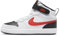 Nike Court Borough 2 GS, Scarpe da Basket, White/University Red/Black, 38 EU