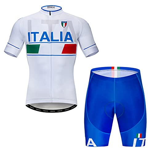 weimostar Cykling jersey shorts set vadderad män cykel topp kostym, 29, XL
