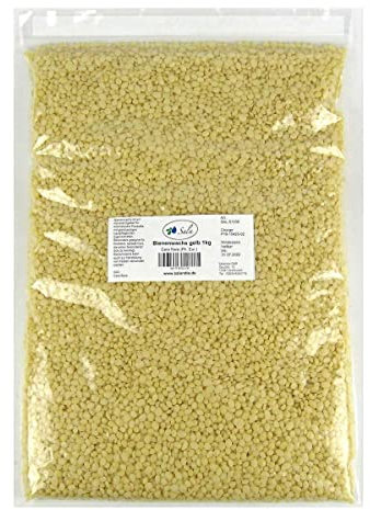 Sala Bienenwachs Pastillen gelb pharmazeutische Qualität 1000 g (1 kg Beutel)