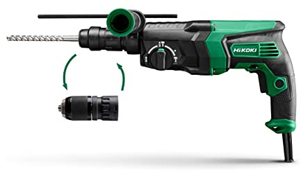 HIKOKI Bohr & Meißelhammer, DH26PMCW1Z (im HSC I) (830Watt) 240V (SDS-plus) inkl. 13 mm SSBF