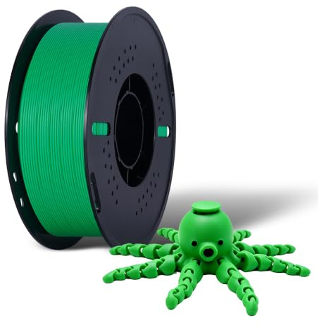 Kingroon PLA Filament 1.75mm, PLA 3D Drucker Filament Maßgenauigkeit ±0,02mm, 1KG Spule (2.2 LBS) PLA Filament für 3D Drucker, Grün