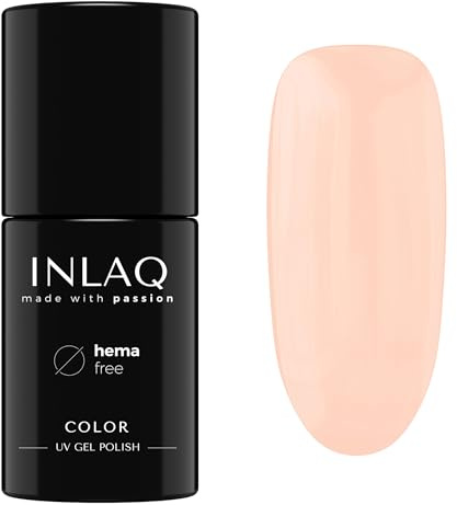 INLAQ® HEMA Free UV Nail Polish Silky Satin 6 ml - Gel Nagellack frei von HEMA - Gellack UV Lack in verschiedenen UV LED Gel Farben