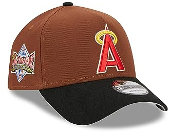 New Era MLB Harvest Cap Baseball Sidepatch Snapback Teamlogo A-Frame Kappe Basecap braun schwarz