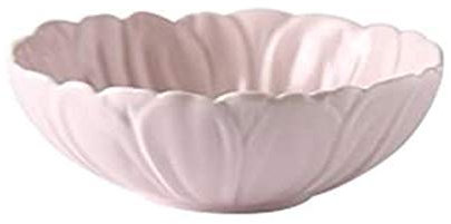 UQACHG Ciotola in Ceramica per Uso Domestico Color Caramello Serie Lotus Ciotola per Riso Insalatiera Ciotola per Noodle istantanei Ciotole per zuppa in Ceramica in porcel，Pink