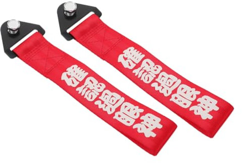 Mobestech 2stücke Nylon-abschleppschlaufe Für Dekorative Zugseile Für Stoßstangen Installieren Und Stilvoll Für Fahrzeugmodifikationen Und Auto-Tuning