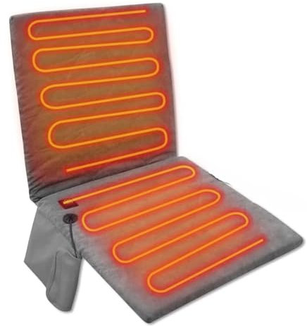 Cojín de Asiento con Calefacción Cómodo de Invierno, Almohadilla Térmica para Silla de Oficina, con Calefacción Ajustable de 3 Modos, Calentamiento Rápido