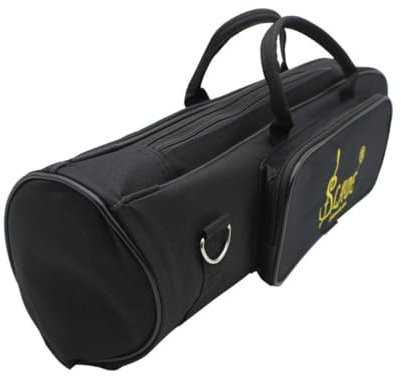 ibasenice Trompetentasche Oxford Stoff Reiseetui Tragetasche Aufbewahrungstasche Schwarze Zubehörtasche