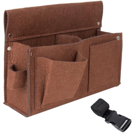 Ceinture à outils – Ceinture multi-poches pour outils de travail | Bandoulière réglable Sac utilitaire robuste pour électricien, charpentier, construction, jardinage, plomberie