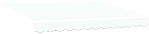 vidaXL Tela de Repuesto para Toldos Blanco 280 x 245 cm Poliéster