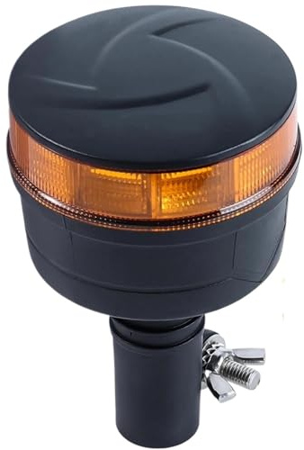 OGJFD Intermitente Lateral Baliza Advertencia Seguridad Giratoria 30 LED 12 V-24 V Luz Estroboscópica De Emergencia Para Camiones Tractores Quitanieves Y Accesorios Tractores Indicador Intermitente