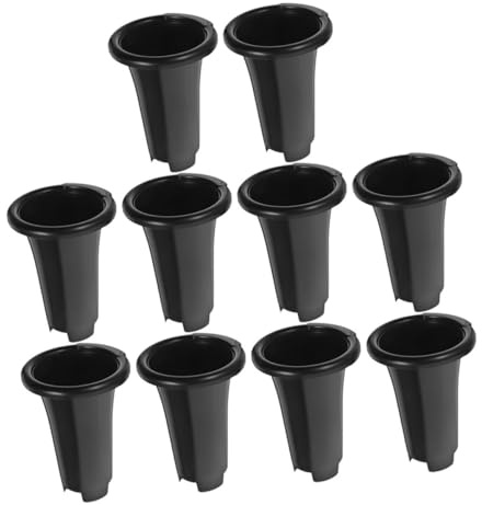 SUPVOX 10pezzi Fioriera in Plastica Pp Vasi Per Piantin Esterno Vasi Da Fiori in Plastica Per Piante Giardino Multiuso Facil Pulire