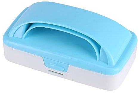 Doppelrolle antistatische Bett Bürste mit Griff Haustier Haar Remover Kleidung Teppich Flaum Gewebe Pelz Staub Shedding Bürsten Fussel Rollen Reiniger(Blau)