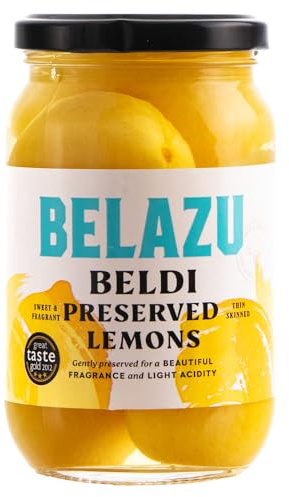 Belazu Beldi Preserved Lemons (Drained Weight 200 Net Weight 360 g)