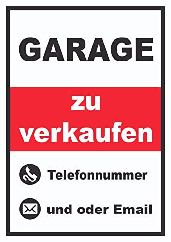 HB-Druck Garage Hochkant A6 Rückseite selbstklebend