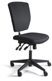 Kassenstuhl Arbeitsstuhl Bürostuhl Büro Drehstuhl 910-1190 mm Kunststofffußkreuz