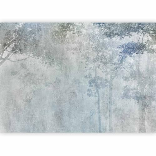 murando Fotomurales Bosque 350x256 cm Papel pintado tejido no tejido | Decoración de Pared decorativos Murales moderna de Diseno Fotográfico Arbol Naturaleza Paisaje Gris