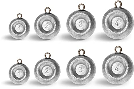 Croch Disc Sinkers Fishing Weights for Saltwater 1oz 2oz 3oz 4oz