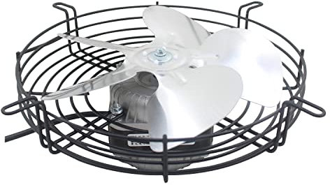 Motor ventilador condensador con rejilla protector 230v refrigeración frigorifico congelador frigo extractor axial evaporador (75w 328mm Diámetro exterior)