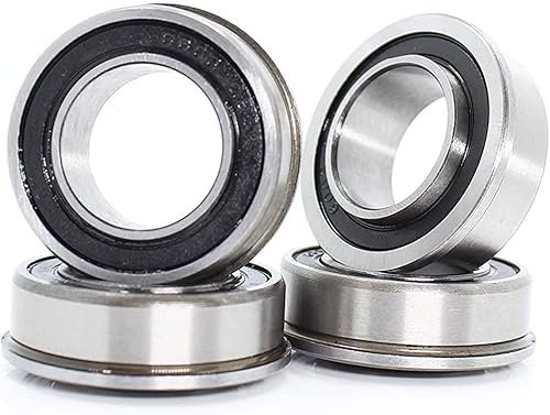 F6202 F6202RS Kugellager F6202-12.8-2RS 12,8 x 35 x 11 mm ABEC-1 Flanschkugellager 4 Stück Gartenwagen Radlager F6202-RS
