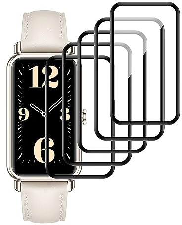 NEW'C 5 Piezas, Protector Pantalla para Huawei Watch Fit mini, TPU Film HD Flexible Protector Cobertura Completo, Ultra Transparente