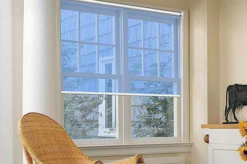 Rollos Einweg-Spiegelrollos/durchsichtiger Vorhang, UV-beständig, Hitzebeständig, Raumverdunkelung, Sichtschutzfolie Blau Mit Silberfarbener Rückseite Und Beschlägen ( Color : W x H , Size : 140x200cm