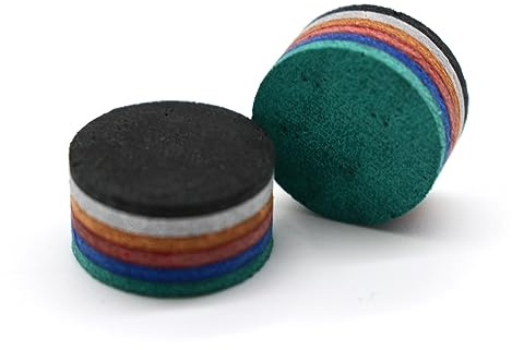 BILMAG Colored Klebeleder – 14 mm Queue Leder, 6 Schichten, Soft, Ersatzspitze