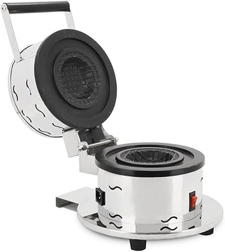 Electric Burger Maker, Commercial Round Waffle Maker, Stainless Steel Burger Press Tool, Donut Warmer, Multifunctional Baking Cake Breakfast Machine