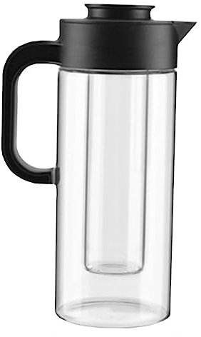 WATIIFUFU Wasserkrug Transparent Hitzebeständig Für Und Heiße Getränke Mit Praktischem Auslauf Und Bequemem Griff Für Tee Und Wasser