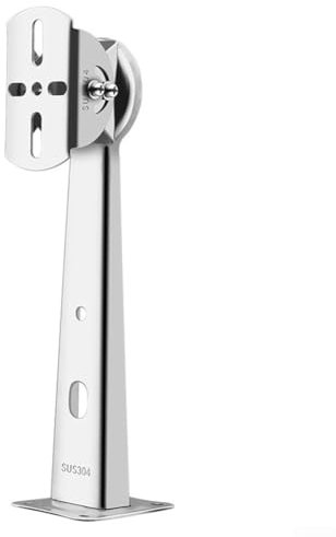 Feegow Soporte de montaje en pared de acero inoxidable - Soporte de cámara de seguridad para cámara, soporte de montaje en pared con barra de extensión