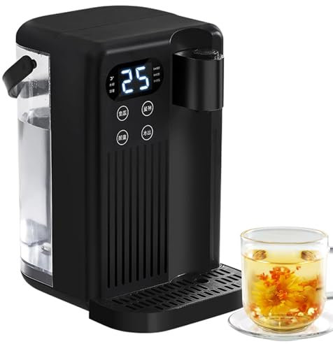 Dispensador de Agua Caliente eléctrica 2000W - Hervidor de ebullición de eficiencia energética con Tanque 3L, 12 configuraciones de Temperatura, 8 Controles de Volumen, Calentamiento rápido