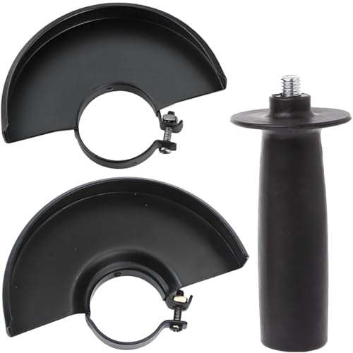 ZHUROUPU Protezioni per Mole angolari, Copertura di Sicurezza, Copertura di Protezione per Macchina da Taglio Nera, Ricambio per Accessori per smerigliatrici angolari 125 115 (2 Pezzi)