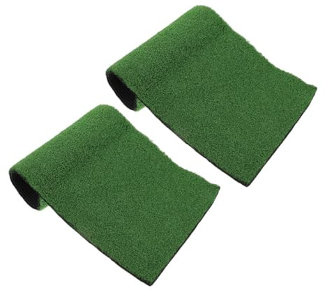 BESPORTBLE 2stücke Kunstrasenmatte für Schildkröten und Bartagamen Sonnenrampe mit Reptilienrasen-Dekoration Terrarienrasen zum Sonnenbaden Reptilienzubehör für Aquarien und Terrarien