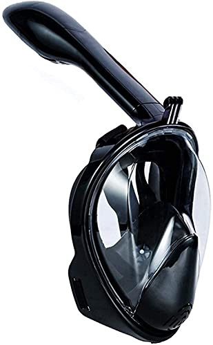 KFGISD, Dykmask Snorkelmask Undervattens Anti-imma Helmask Simning Snorkel Dykutrustning for Dam Män Barn ，Dykmask(Black,S)