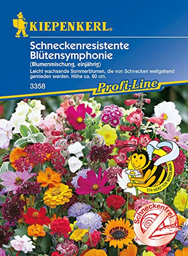 Kiepenkerl 3358 Schneckenresistente Blütensymphonie Blumenmischung (Blumensamen)