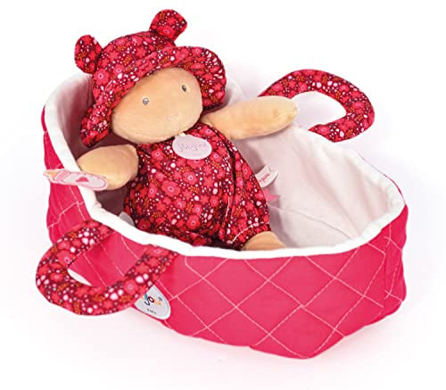 Jolijou Hobby Welt kreativ JJ6010 Puppe, gesteppt, Stoffpuppen, Maëlle, Himbeere