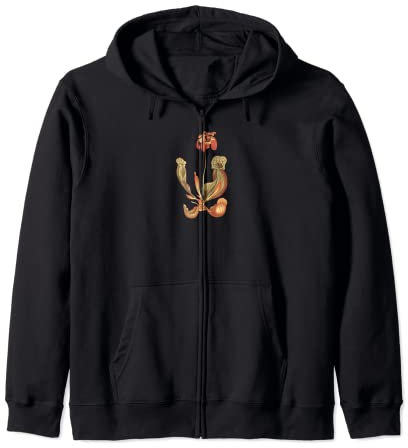 Carnivorous plants Sarracenia trumpet pitcher plant T-shirt Zip Hoodie