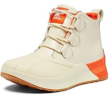 Sorel Women's Out N About III Classic Waterproof Boots - Bleached Ceramic, Optimized Orange - Size 6.5