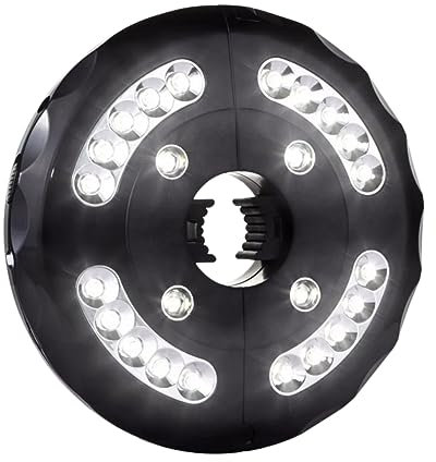 HEMOTON Campinglaterne Regenschirm Licht Zeltlampe Campinglampe Notlicht LED-Schirmlicht USB Lagerfeuer römische Lampe Zelt Lichter