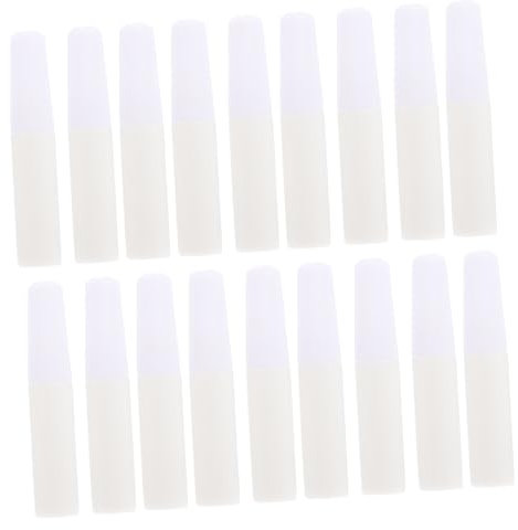 LALAFINA 50 Stück Selbstgemacht Bastelkleber Wasserlöslicher Stoffkleber Weißer Flüssigkleber 6 ml Flasche Schnell Trocknend