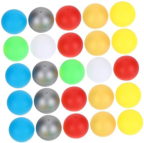 VICASKY 50pcs Raffle Balls Openable Lottery Balls Plastic Small for Vending Machine Toy Party Activity Props