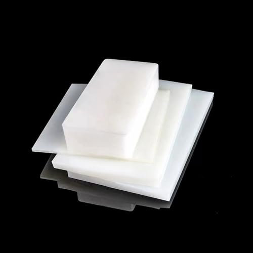 1-Stück 10mm×250mm×250mm Weiß POM-Platte (Polyoxymethylen), thermoplastische technische Kunststoffplatte