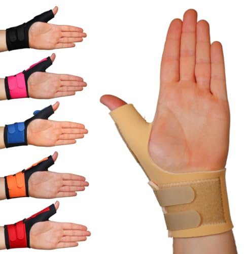 Solace Bracing Cool-Flow Max Thumb Support (6 Colours) - #1 British Made & NHS Supplied Advanced Thumb Spica Splint Brace for Arthritis, Tendonitis, RSI, Trigger Thumb & More - Beige, Universal, OSFM