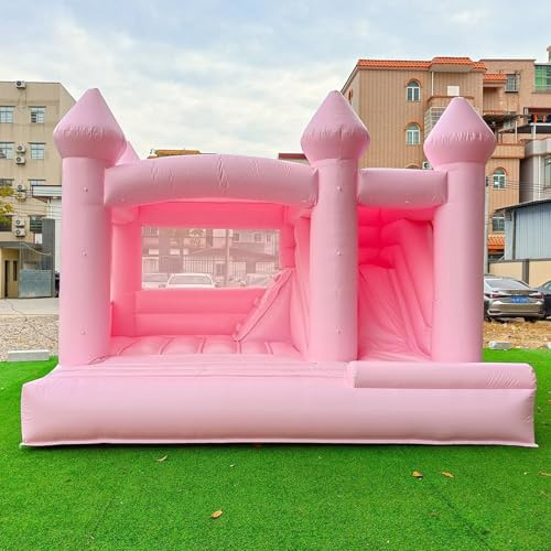 Inflatable Bounce Castle with Slide for Kids, Durable and Safe Outdoor Play Equipment, Perfect for Birthday Parties, Weddings, and Family Gatherings