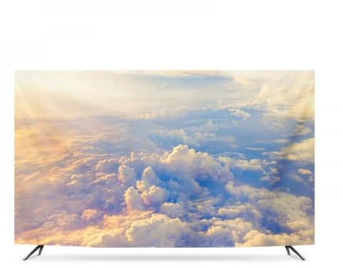 GPDNBIEU, 32-65 Pollici for TV LED/LCD/Curva for Computer Art Cover for televisore Lavabile ed Estensibile(Clouds3,55inch)