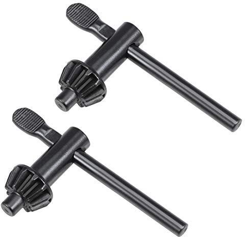 sourcing map Chuck Key 9mm Key 11 Teeth for 5-20mm Drill Chuck Black 2pcs