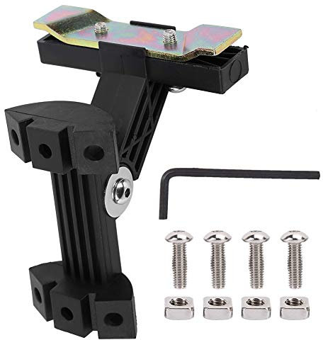 Under Seat Bike Water Bottle Holder, Rear Mount Aluminum Alloy Cage Adapter Bracket for Road Mountain Bike, Cycling Hydration Accessory