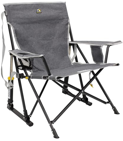 GCI Outdoor Kickback Rocker Outdoor Rocking Chair with Beverage Holder