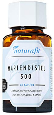 naturafit Mariendistel 500 Kapseln, 60 St. Kapseln